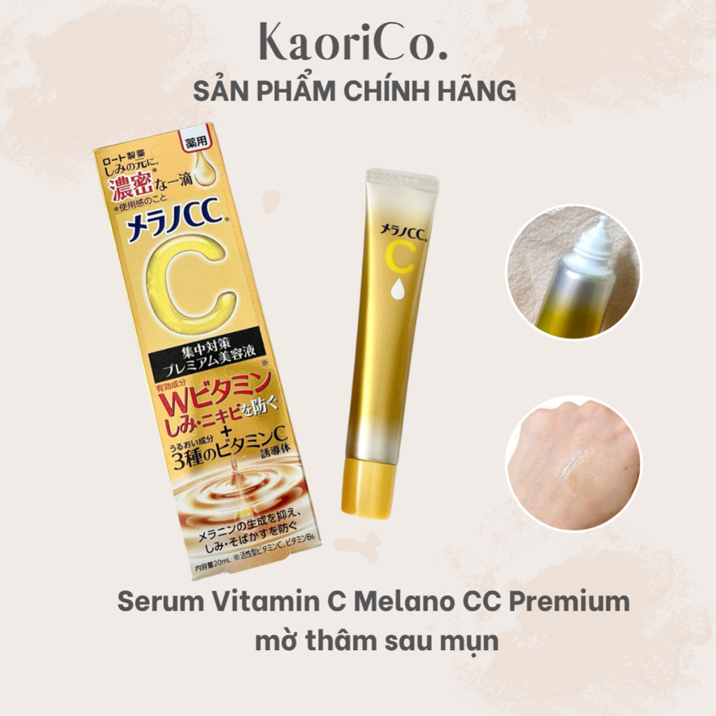 [Bản Premium đậm đặc] Tinh chất Serum Melano CC dưỡng trắng giảm thâm 20ml