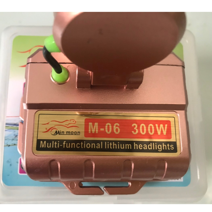 Đèn pin đội đầu led 300W siêu sáng M-06