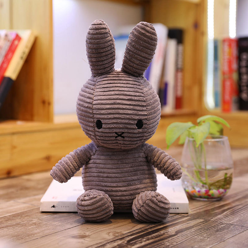 THỎ MIFFY - THÚ NHỒI BÔNG - Thỏ Miffy dễ thương, gấu bông cho bé sơ sinh size TO 33cm chất liệu bông nhung mịn