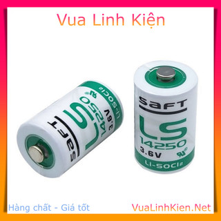 Pin saft ls14250 3.6v 1/2aa chính hãng ls 14250
