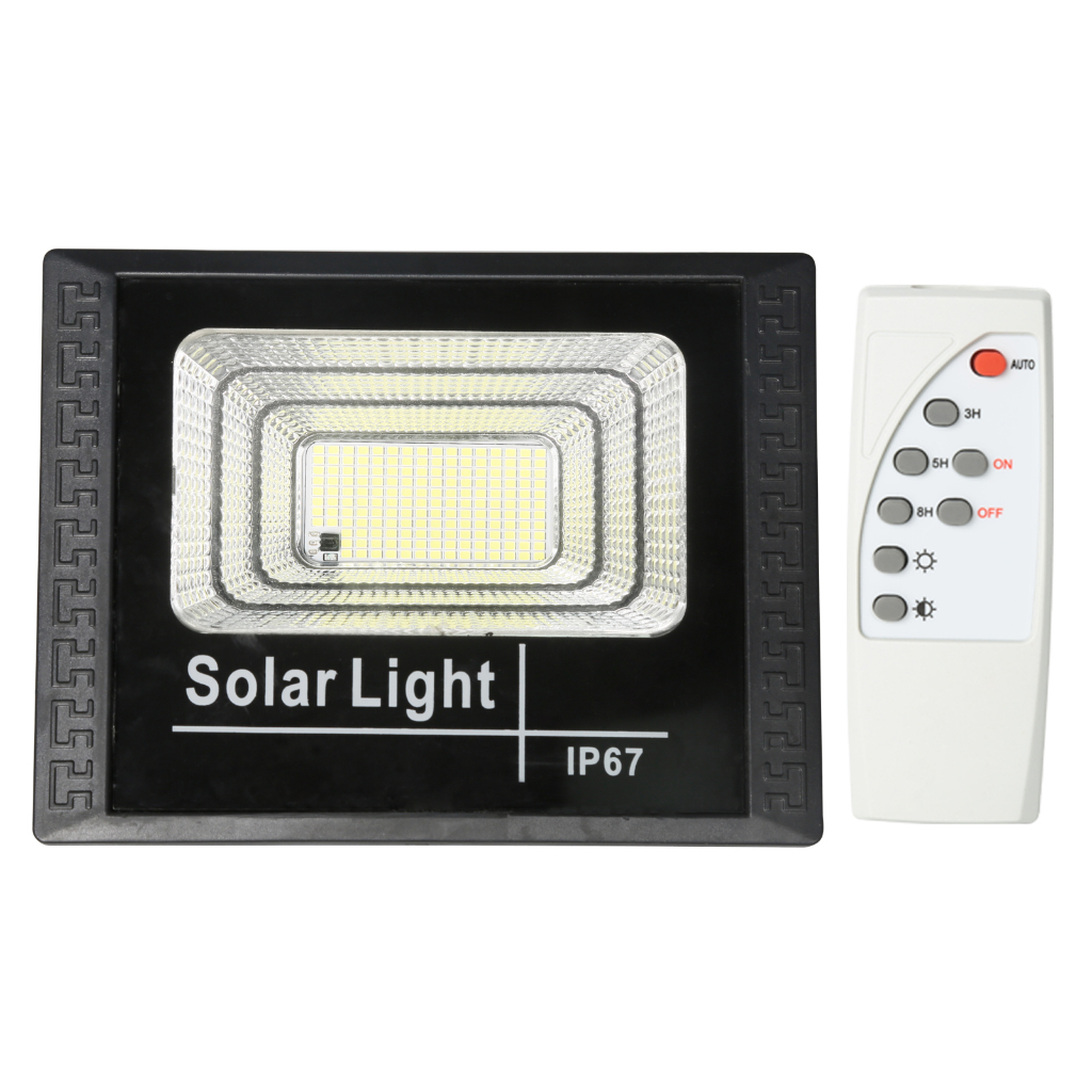 Đèn năng lượng mặt trời 100w ngoài trời,đèn năng lượng mặt trời Ngoài Trời Siêu Sáng Chống Nước- kèm điều khiển từ xa