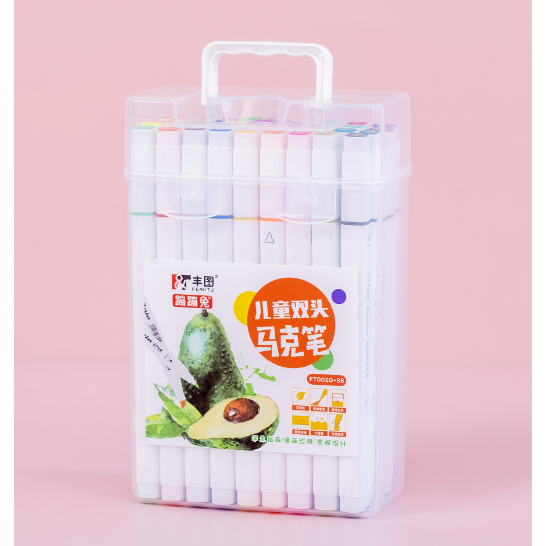 Bút Marker Gốc Nước Mini 2 Đầu Nati Store