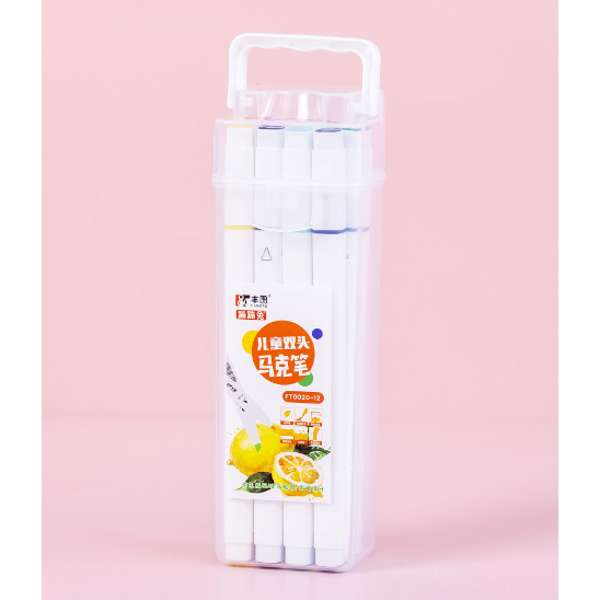 Bút Marker Gốc Nước Mini 2 Đầu Nati Store