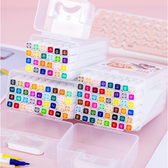 Bút Marker Gốc Nước Mini 2 Đầu Nati Store