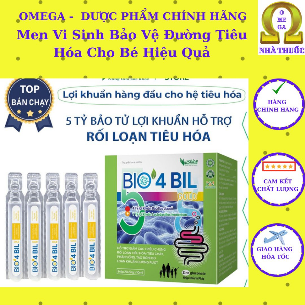 Men Vi Sinh Bio4Bil - Lợi Khuẩn Hàng Đầu Cho Hệ Tiêu Hóa