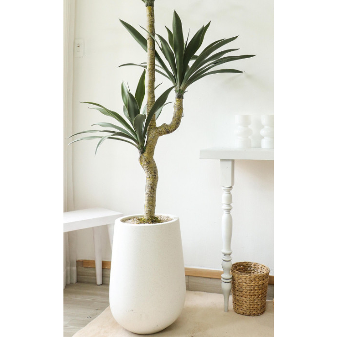 Chậu đá xi măng đá mài GIỌT NƯỚC 20*35cm