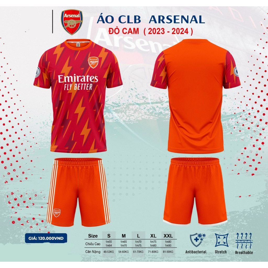 Quần Áo Đá Bóng Câu Lạc Bộ mẫu năm 2023