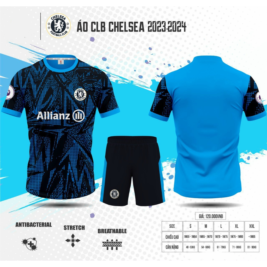 Quần Áo Đá Bóng Câu Lạc Bộ mẫu năm 2023