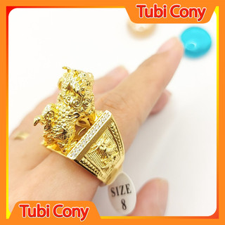 Nhẫn nam phong thủy kỳ lân Tubi Cony