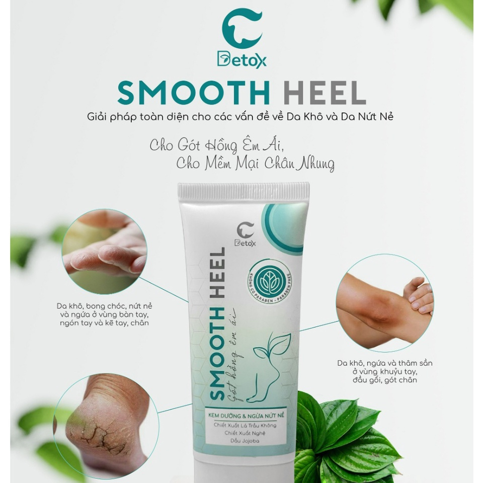 Kem Ngừa Thâm Mông Thâm Nách Thâm Đầu Gối C - Detox Smooth Heel