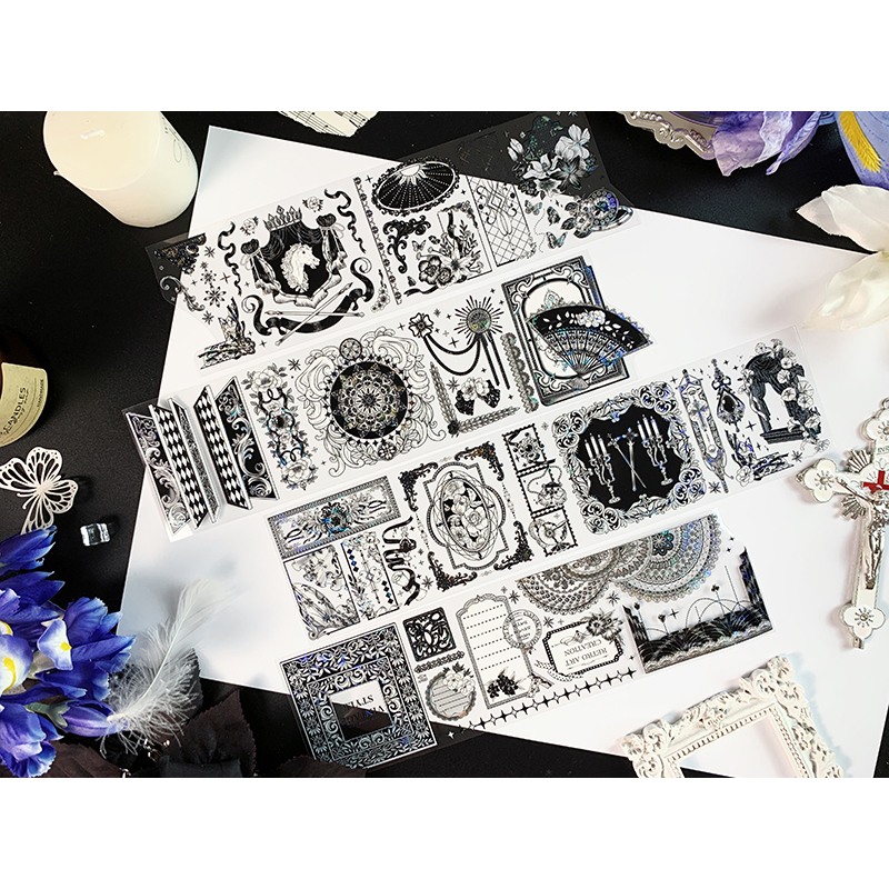 Đoạn chiết hình dán washi tape vintage style