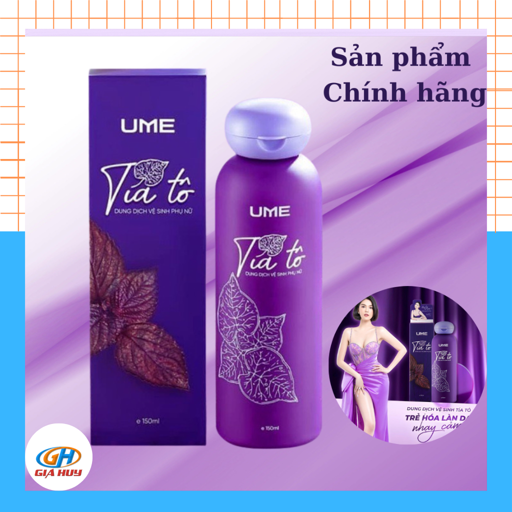 (Xả kho) Dung dịch vệ sinh tía tô Ume Ngọc Trinh -  khử mùi lưu hương suốt 24h chính hãng 150ml