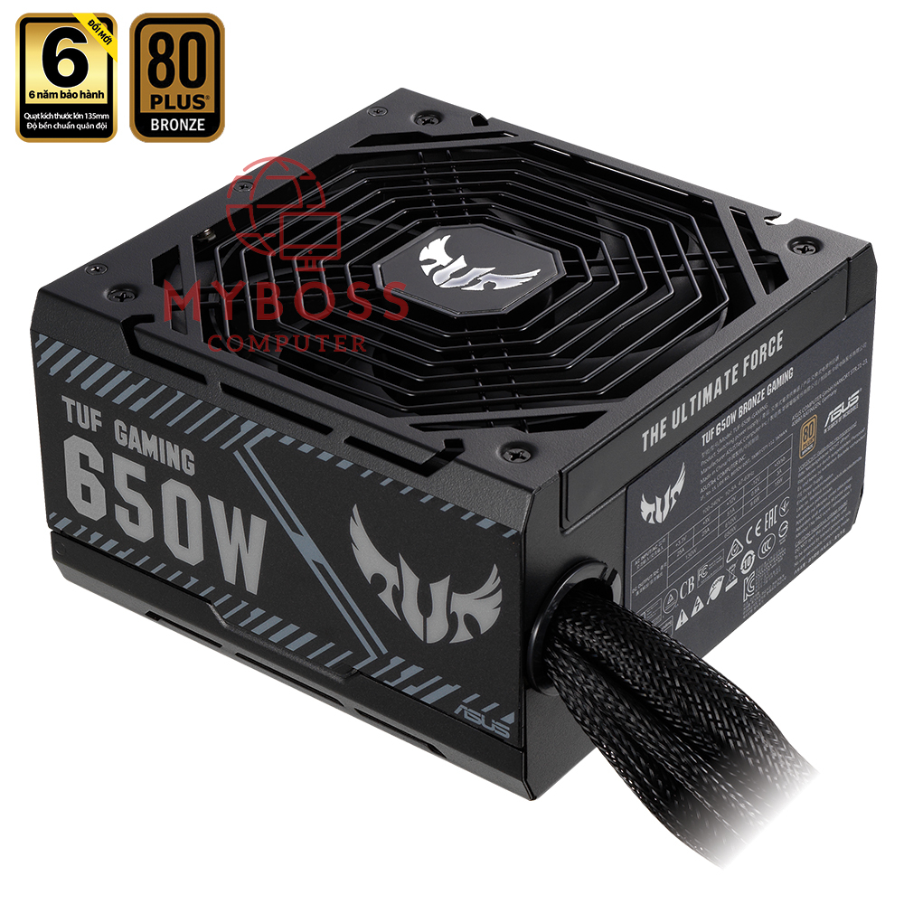 Nguồn máy tính ASUS TUF GAMING 650W-750W 80 Plus Bronze, Bảo Hành Chính Hãng 60 Tháng