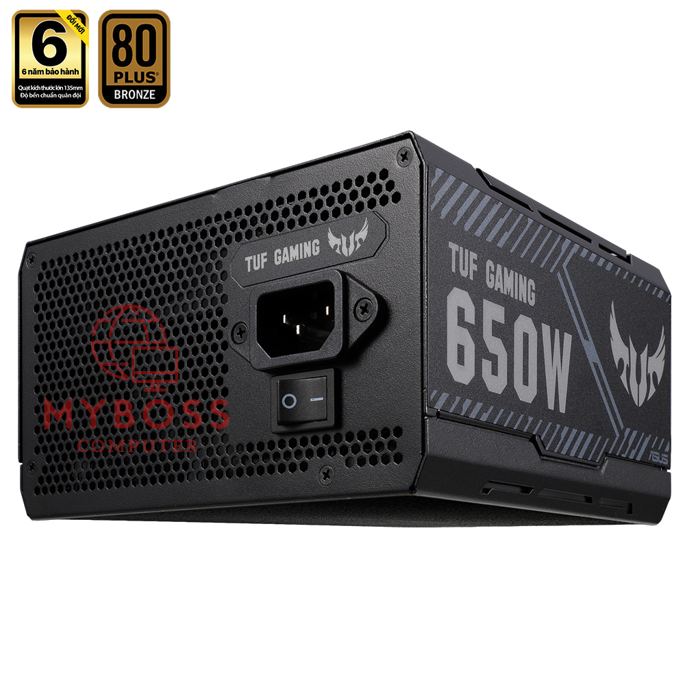 Nguồn máy tính ASUS TUF GAMING 650W-750W 80 Plus Bronze, Bảo Hành Chính Hãng 60 Tháng