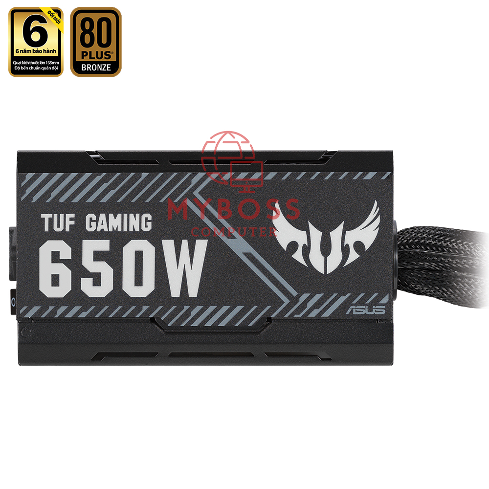 Nguồn máy tính ASUS TUF GAMING 650W-750W 80 Plus Bronze, Bảo Hành Chính Hãng 60 Tháng
