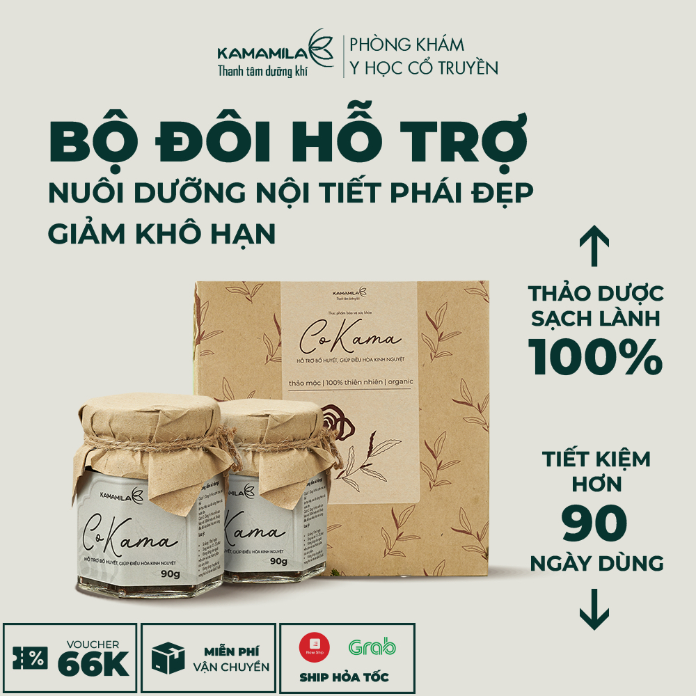 Combo 2 Hộp cao hà thủ ô đỏ hỗ trợ tăng cường nội tiết, làm đẹp da, giảm khô hạn Dễ ăn - Dạng cao đặc dùng trong 90 ngà