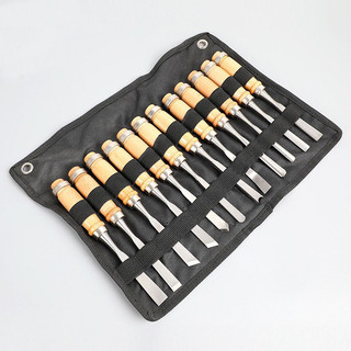 Đục gỗ, bộ đục gỗ cầm tay 12 món c45