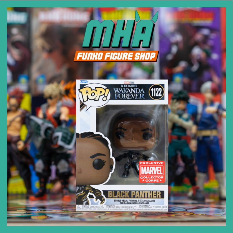 Chính Hãng Funko Pop Marvel: Black Panther: Wakanda Forever - mô hình Black Panther ver Un Mask  #11