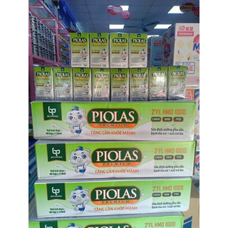 Sữa bột pha sẵn piolas 110ml vị cam-dâu-vani thùng 48 hộp