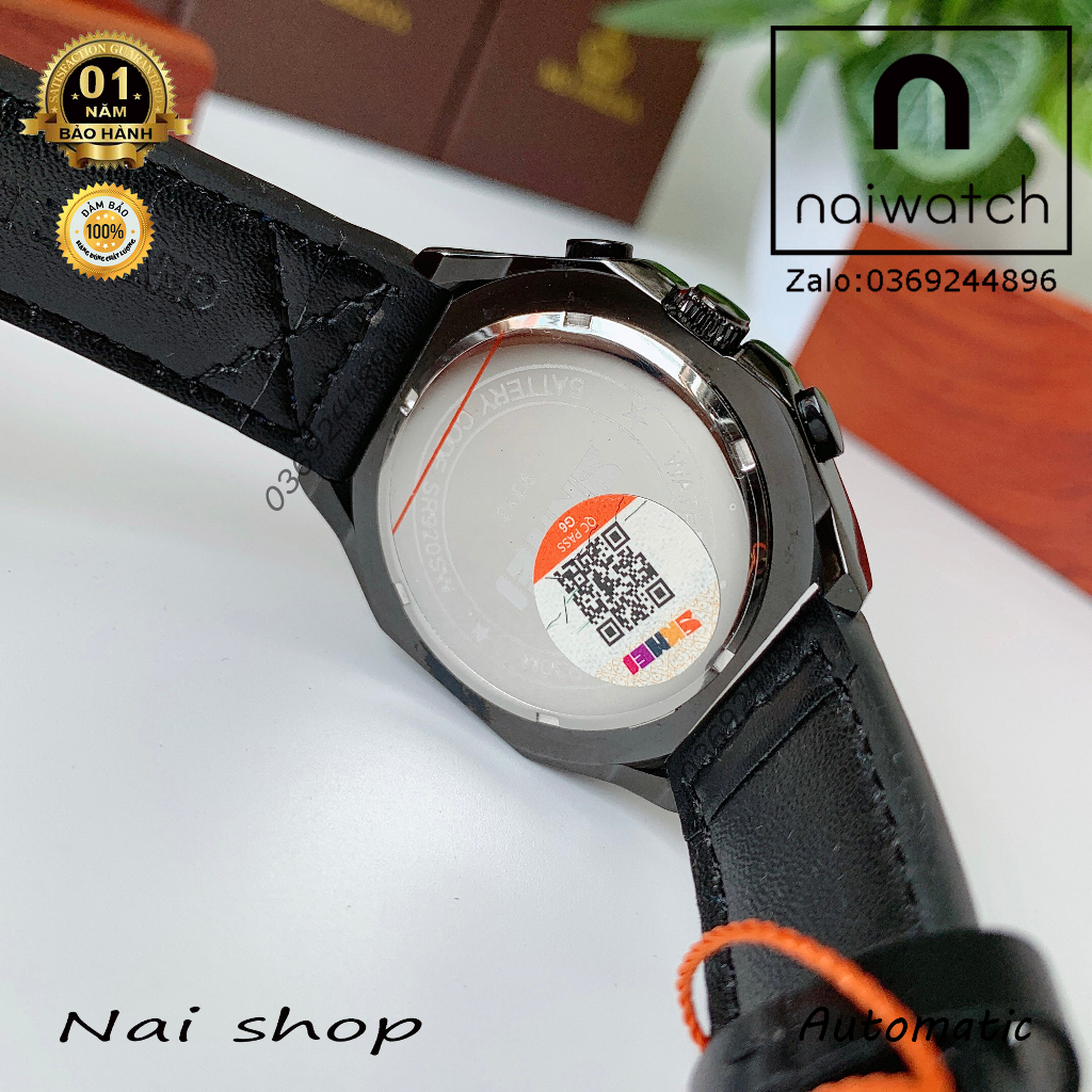 Đồng hồ nam Skmei dáng thể thao nam tính, toàn thân thép không gỉ bền bỉ, kiểu máy giả cơ cực đẹp