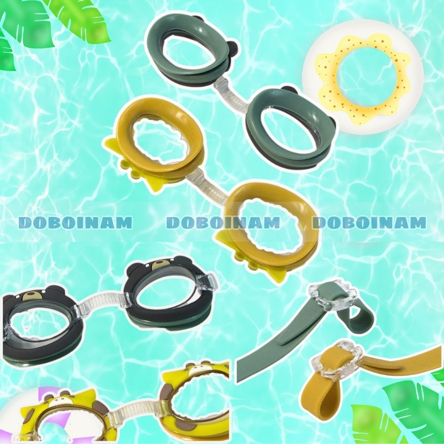 Kính bơi cho bé cao cấp hình PET siêu Cute TẶNG kèm nút bịt tai