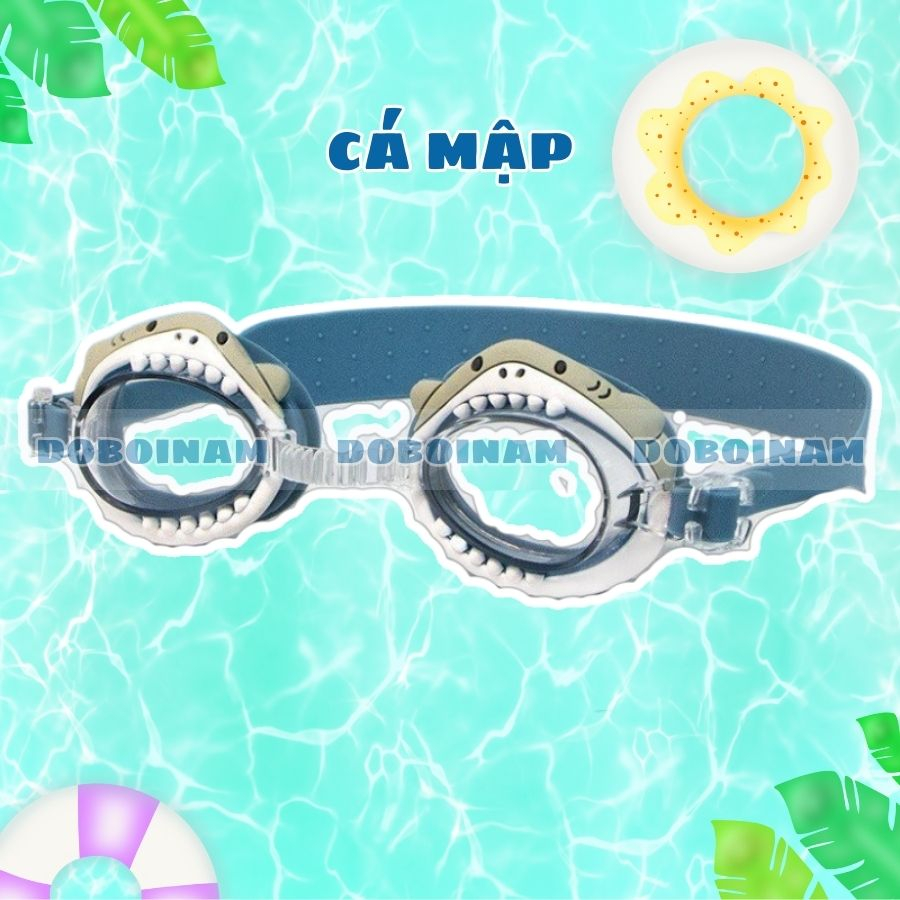 Kính bơi cho bé cao cấp hình PET siêu Cute TẶNG kèm nút bịt tai