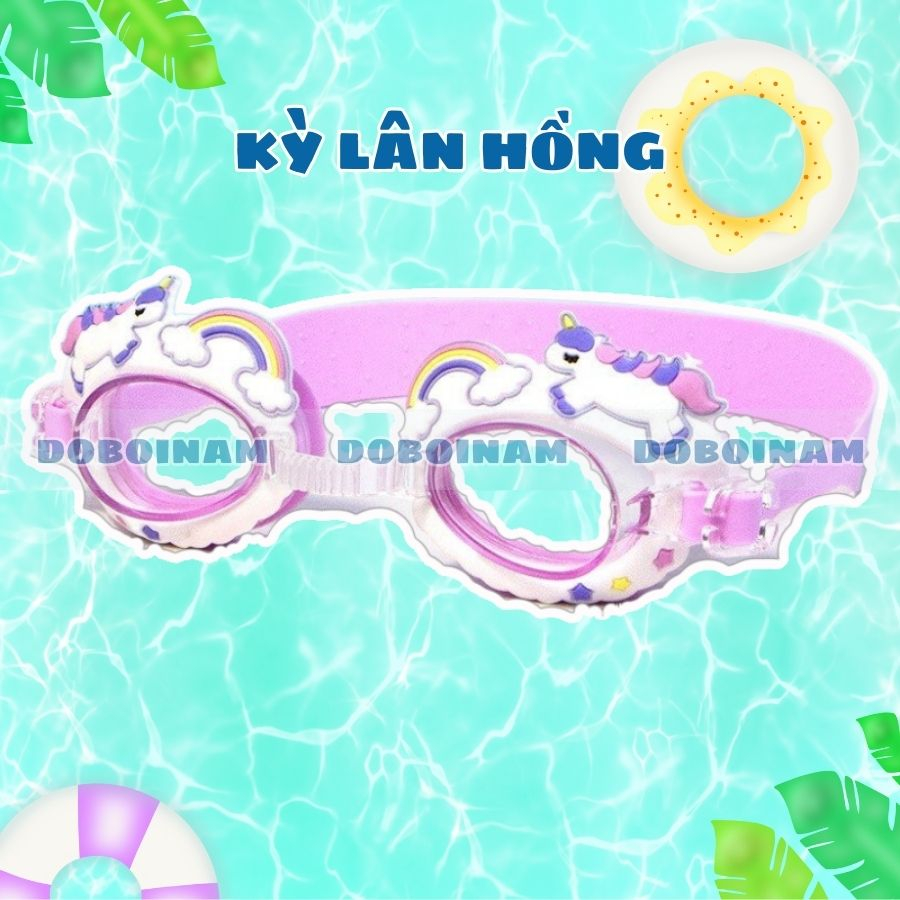Kính bơi cho bé cao cấp hình PET siêu Cute TẶNG kèm nút bịt tai