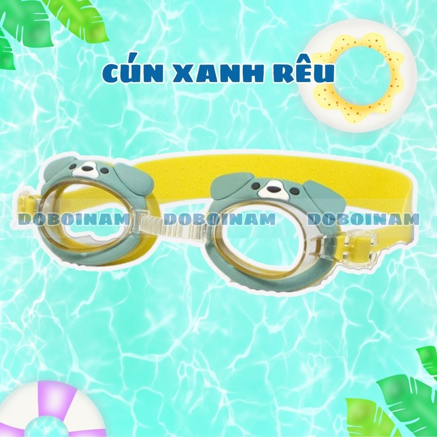Kính bơi cho bé cao cấp hình PET siêu Cute TẶNG kèm nút bịt tai