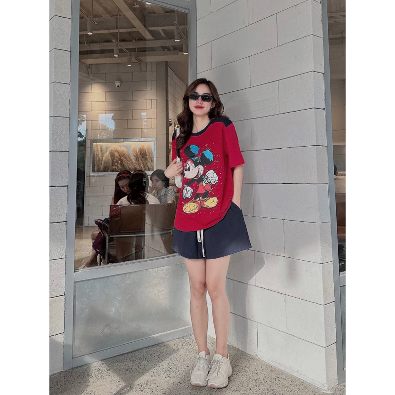 {BigsizeTP} Set Mickey Phối Vai Quần Short từ 50kg đến 90kg