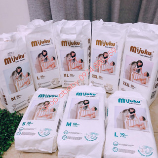 Tã dán quần mijuku bịch 100 miếng size m l xl xxl xxxl 4xl 5xl