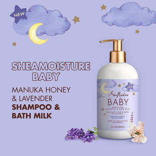 Sữa tắm gội - Lotion SheaMoisture ban đêm hương Lavender