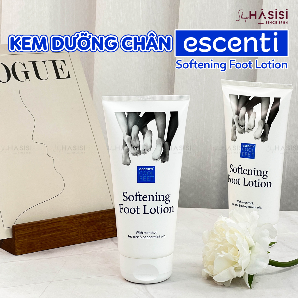 DƯỠNG CHÂN ESCENTI - Cool Feet Softening Foot Lotion 150ml