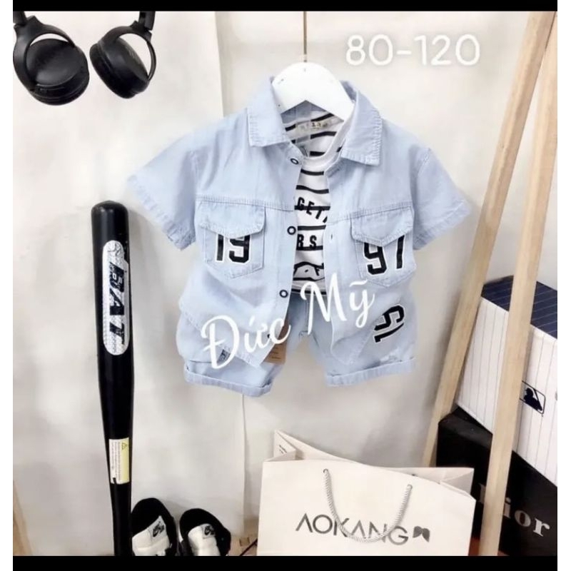 Set bộ 3 chi tiết cho bé trai