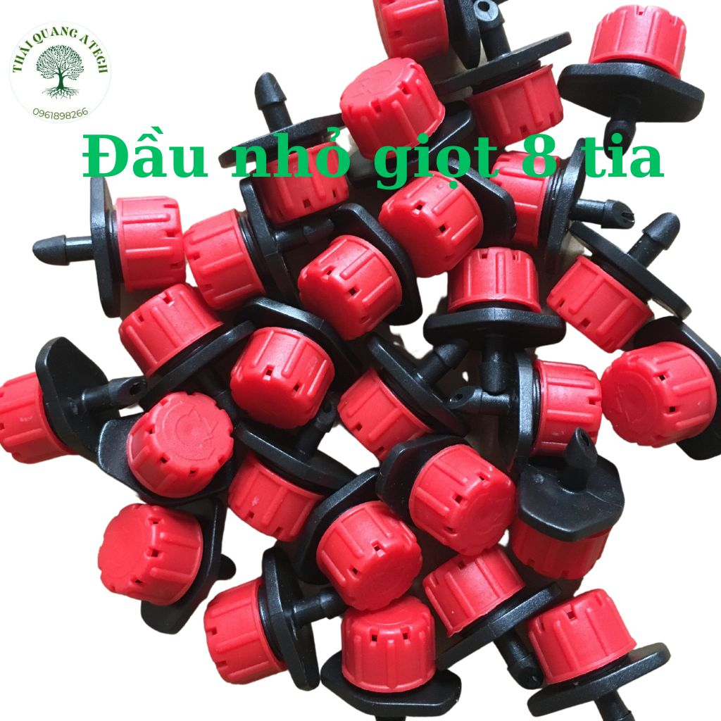Đầu Tưới Nhỏ Giọt 8 Tia loại 1, Béc nhỏ giọt 8 tia giá rẻ nhất