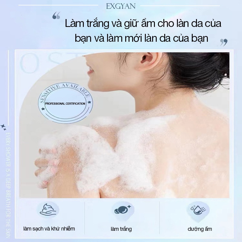 Sữa tắm nước hoa sữa tắm trắng da 300ml làn da dưỡng ẩm Làm sáng màu da hương thơm lâu dài
