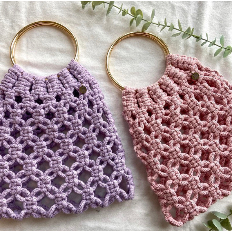 Túi lưới macrame handmade