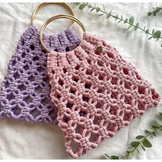 Túi lưới macrame handmade
