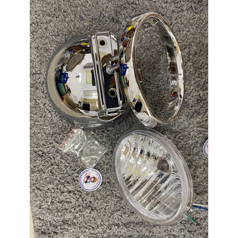 Bộ đèn xe Crea, bóng đèn, gáo đèn, choá đèn, vòng đèn Crea nội địa Nhật