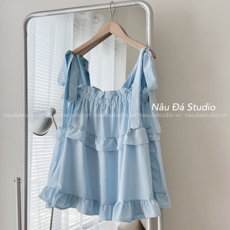 ÁO DÂY BABYDOLL  - NÂU ĐÁ STUDIO.