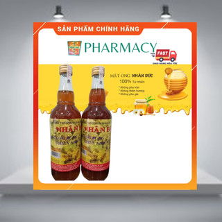 Mật ong rừng thiên nhiên nhân đức - chai thủy tinh- 500ml
