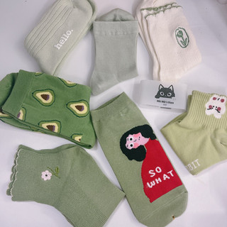 Combo 4 vớ mix màu xanh tùy chọn
