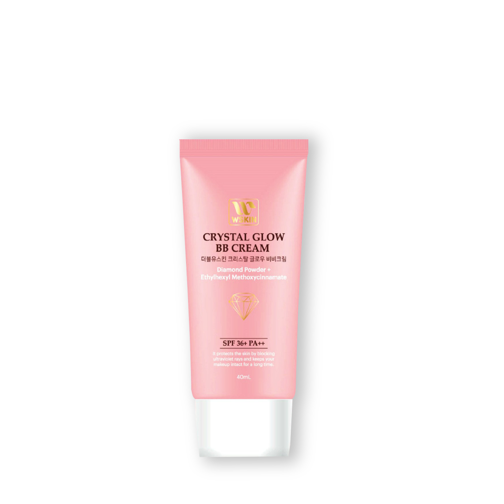 Kem nền nâng tông Wskin Crystal Glow BB Cream SPF36+ PA++