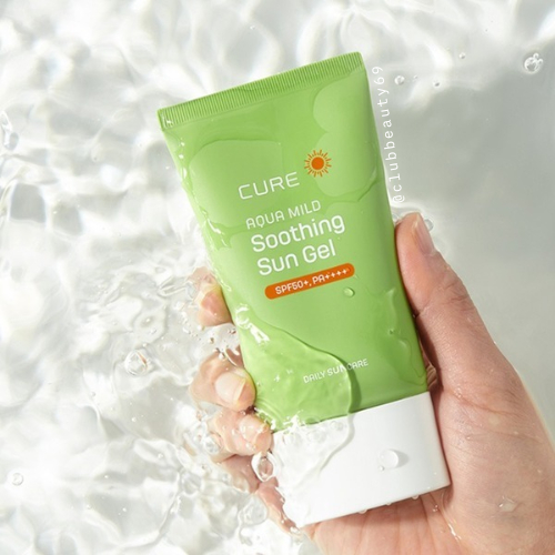 THANH LÝ- Kem Chống Nắng Tinh Chất Lô Hội CURE Aqua Mild Soothing Sun Gel SPF 50+/PA++++n 50ml
