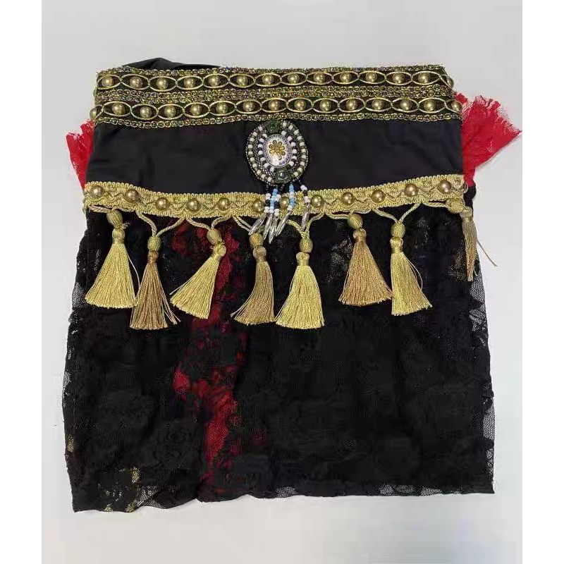 Set trang phục phong cách thổ dân phối mũ và khăn lông hàng mới có sẵn