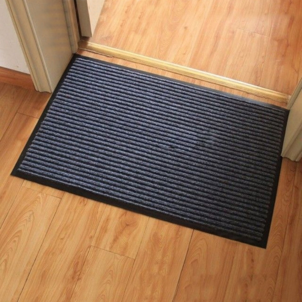 Thảm chùi chân mặt len cao cấp, thảm đế cao su Corido 40cm x 60cm, 50cm x 70cm