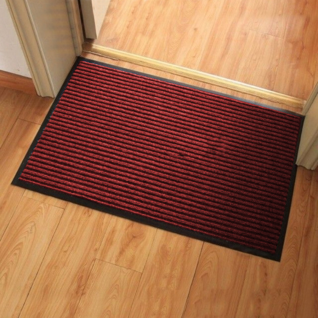 Thảm chùi chân mặt len cao cấp, thảm đế cao su Corido 40cm x 60cm, 50cm x 70cm