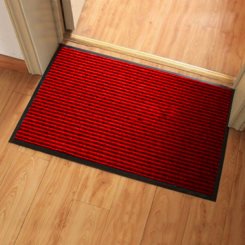 Thảm chùi chân mặt len cao cấp, thảm đế cao su Corido 40cm x 60cm, 50cm x 70cm