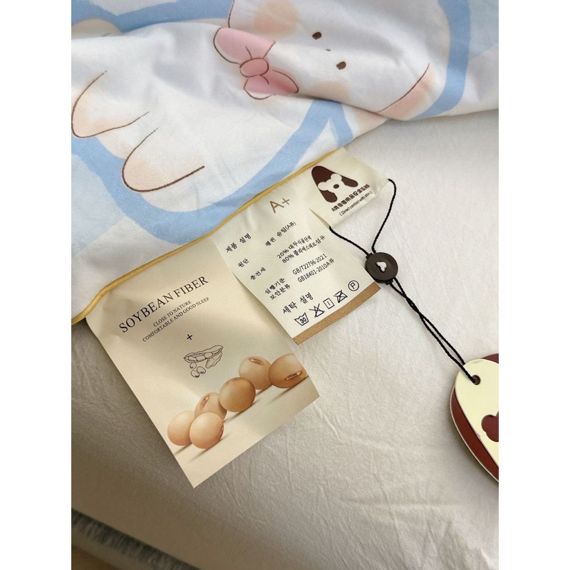 Chăn Cotton Đũi Nhập Khẩu chần bông xơ Đậu Nành phong cách Hàn Quốc hàng Chính Hãng
