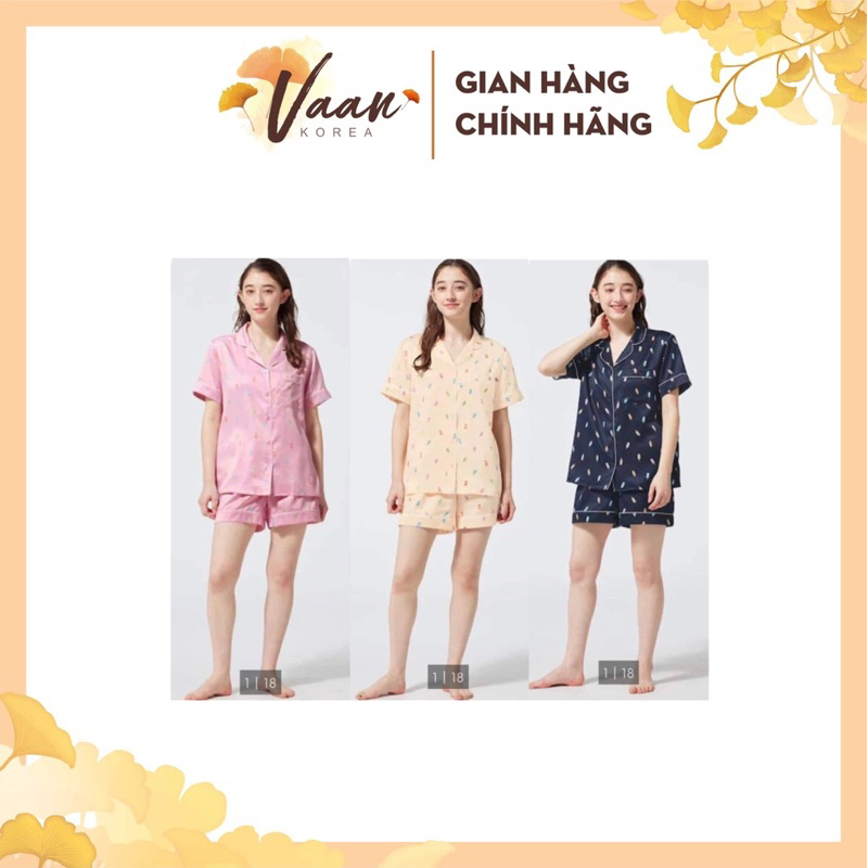 Set đồ mặc nhà Pyjama GU Nhật