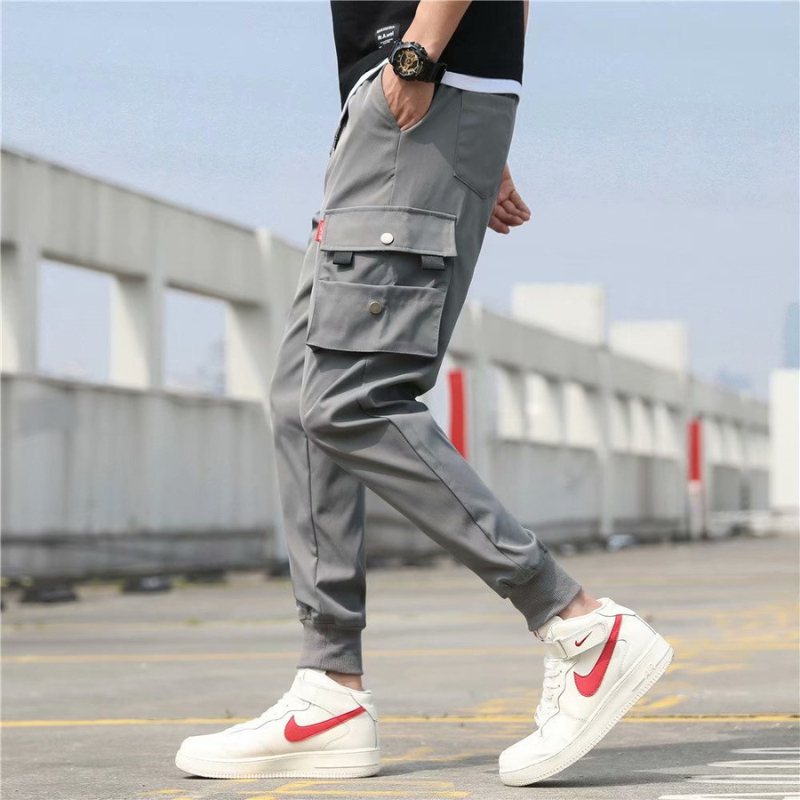 Quần jogger nam kaki  TFUN DP F Quần túi hộp thể thao chất liệu bó ống phong cách Hàn Quốc thích hợp mùa thu đông